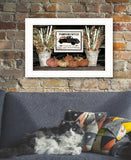 Pumpkin Patch Still Life 2 White Framed Print Wall Art - Homeroots - Flyclothing LLC