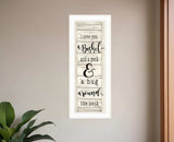 Hugs Collection 1 White Framed Print Wall Art - Homeroots - Flyclothing LLC
