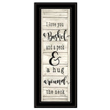 Hugs Collection 2 Black Framed Print Wall Art - Homeroots - Flyclothing LLC