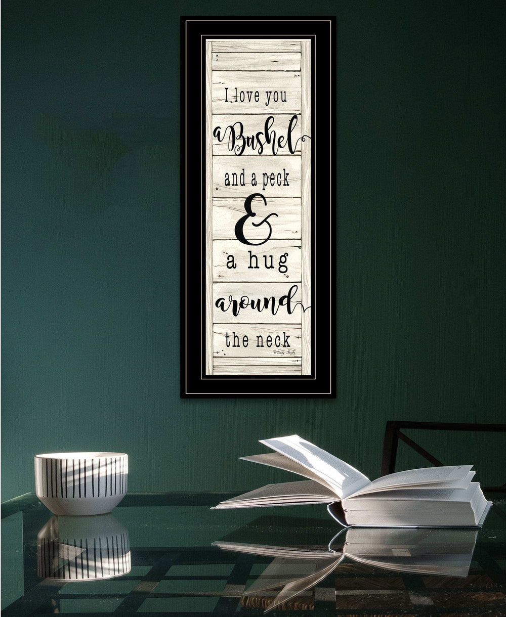 Hugs Collection 2 Black Framed Print Wall Art - Homeroots - Flyclothing LLC