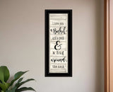 Hugs Collection 2 Black Framed Print Wall Art - Homeroots - Flyclothing LLC