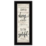 Be Grateful Collection 2 Black Framed Print Wall Art - Homeroots - Flyclothing LLC