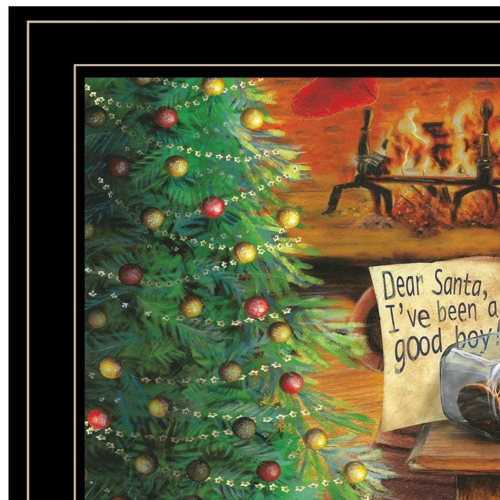 Ive Been A Good Boy 3 Black Framed Print Wall Art - Homeroots - Flyclothing LLC