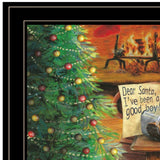 Ive Been A Good Boy 3 Black Framed Print Wall Art - Homeroots - Flyclothing LLC