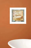 A Bit of Bubbly 1 White Framed Print Bathroom Wall Art - Homeroots - Flyclothing LLC