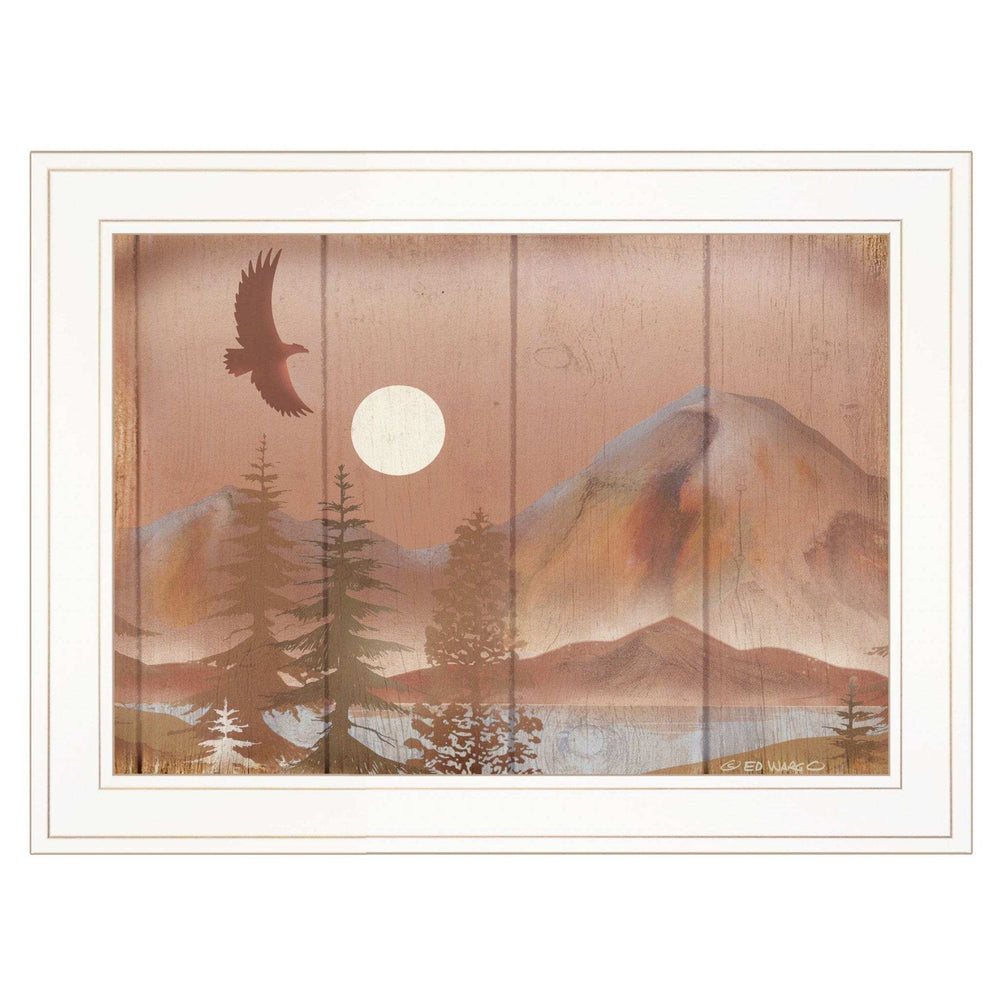 Full Moon I 1 White Framed Print Wall Art - Homeroots - Flyclothing LLC