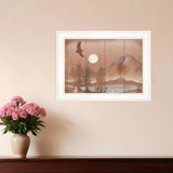 Full Moon I 1 White Framed Print Wall Art - Homeroots - Flyclothing LLC