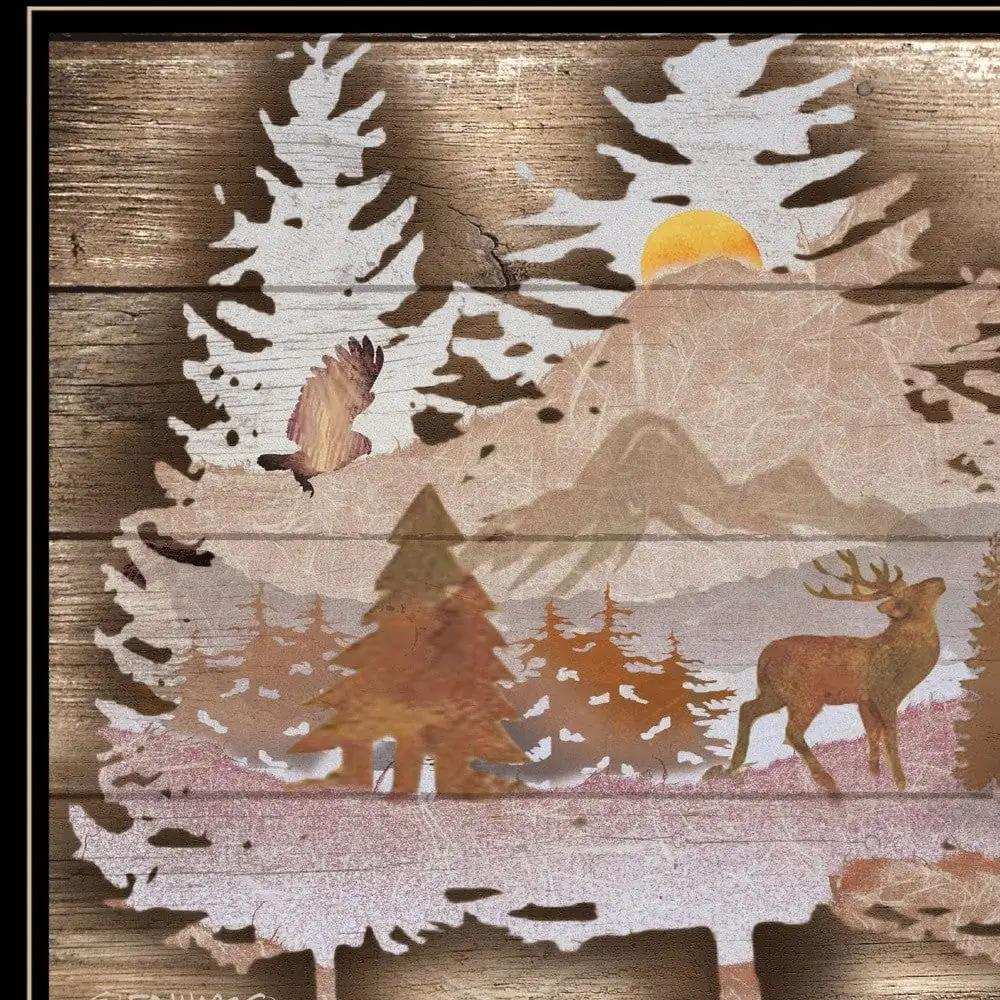 Great Outdoors I 3 Black Framed Print Wall Art - Homeroots - Flyclothing LLC