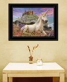 Royal Unicorn 3 Black Framed Print Wall Art - Homeroots - Flyclothing LLC