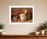 Grandmas Kitchen Tools 2 White Framed Print Kitchen Wall Art - Homeroots - Flyclothing LLC