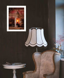 Tinners Lantern 1 White Framed Print Wall Art - Homeroots - Flyclothing LLC