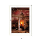 Tinners Lantern 1 White Framed Print Wall Art - Homeroots - Flyclothing LLC