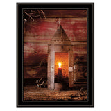 Tinners Lantern 2 Black Framed Print Wall Art - Homeroots - Flyclothing LLC