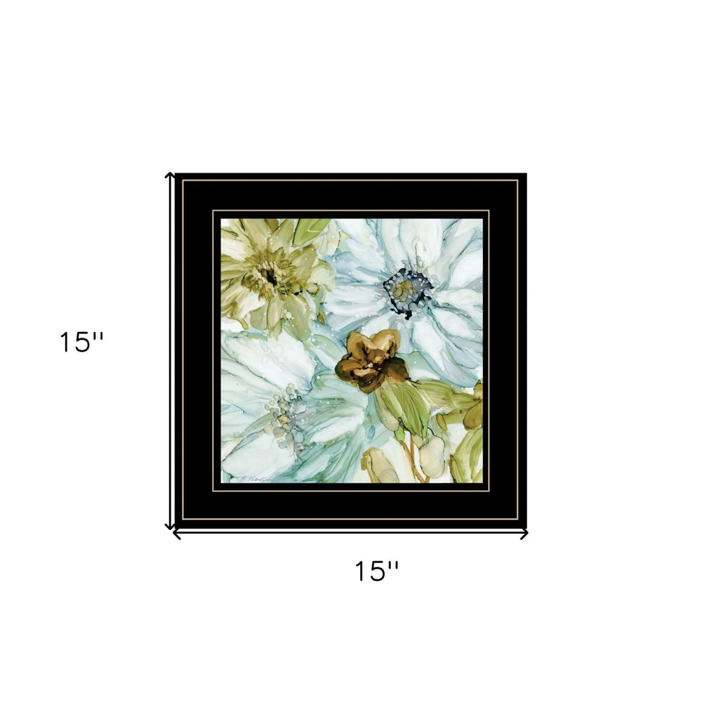 Sea glass Garden I 3 Black Framed Print Wall Art - Homeroots - Flyclothing LLC