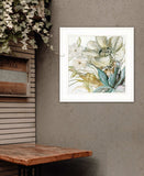 Sea glass Garden II 2 White Framed Print Wall Art - Homeroots - Flyclothing LLC