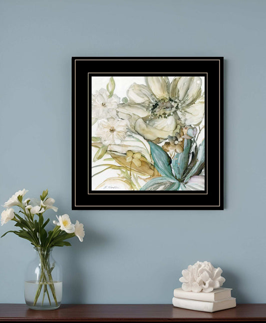 Sea glass Garden II 3 Black Framed Print Wall Art - Homeroots - Flyclothing LLC