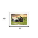 Mail Pouch Barn 4 White Framed Print Wall Art - Homeroots - Flyclothing LLC