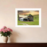 Mail Pouch Barn 4 White Framed Print Wall Art - Homeroots - Flyclothing LLC