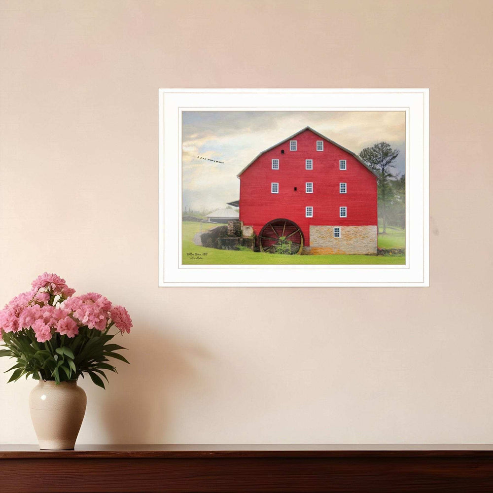 Willow Grove Mill 2 White Framed Print Wall Art - Homeroots - Flyclothing LLC