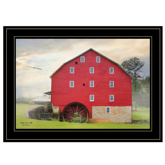 Willow Grove Mill 3 Black Framed Print Wall Art - Homeroots - Flyclothing LLC