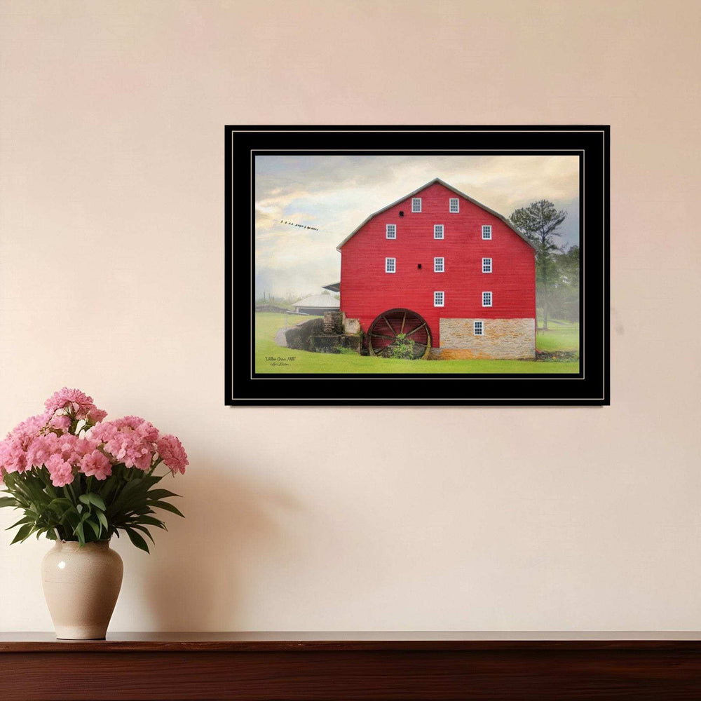 Willow Grove Mill 3 Black Framed Print Wall Art - Homeroots - Flyclothing LLC