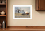 Fall Pumpkin Harvest 2 White Framed Print Kitchen Wall Art - Homeroots - Flyclothing LLC