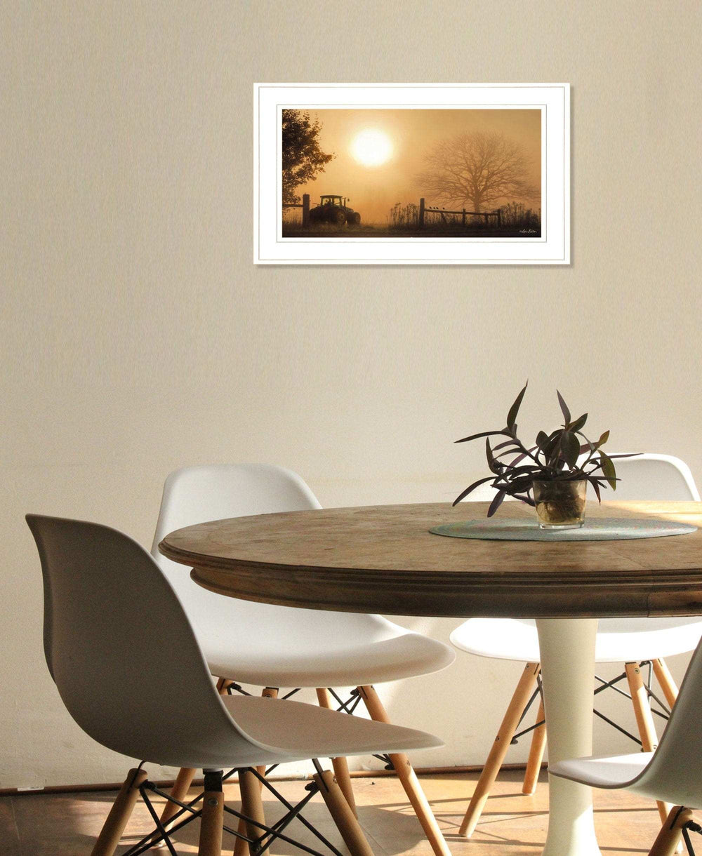 Start Your Engines 2 White Framed Print Wall Art - Homeroots - Flyclothing LLC