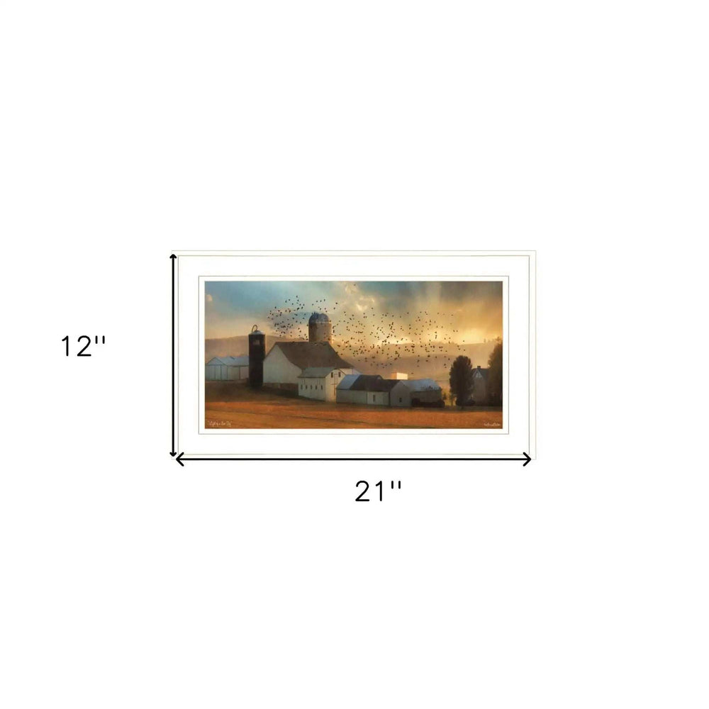 Light of a New Day 2 White Framed Print Wall Art - Homeroots - Flyclothing LLC