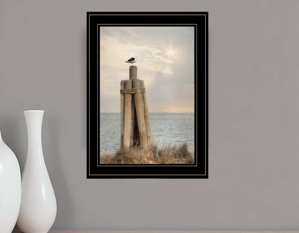 Birds Eye View 3 Black Framed Print Wall Art - Homeroots - Flyclothing LLC