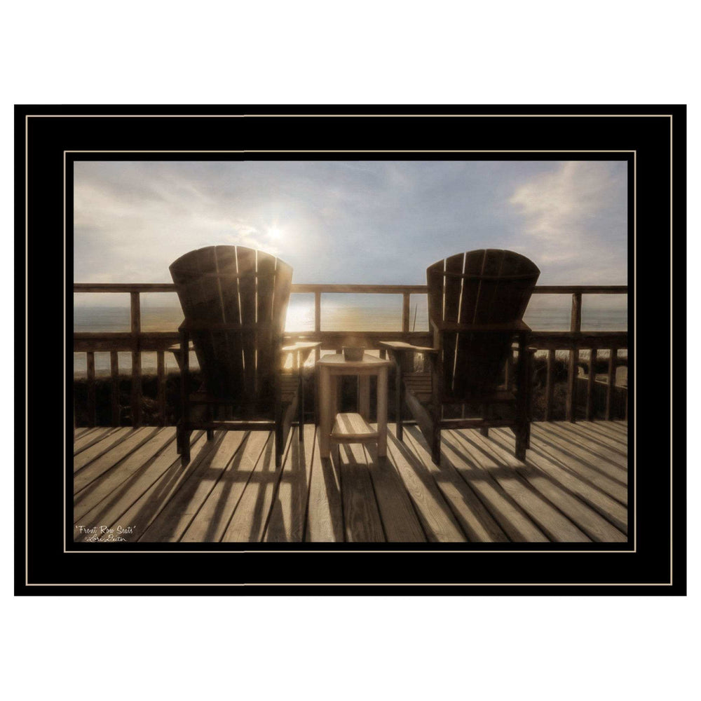 Front Row Seats 1 Black Framed Print Wall Art - Homeroots - Flyclothing LLC