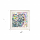 Elephant I 2 White Framed Print Wall Art - Homeroots - Flyclothing LLC