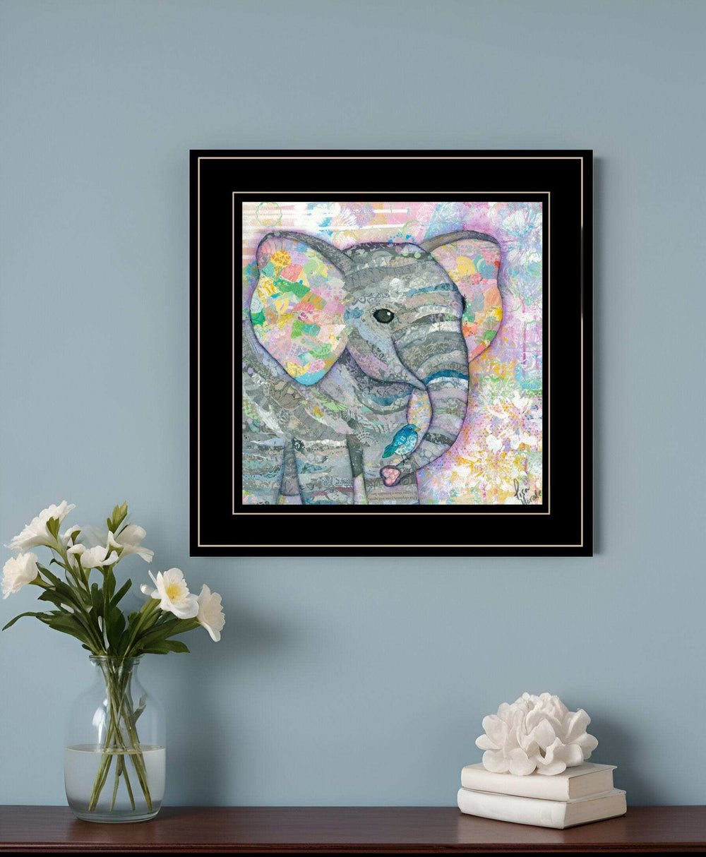 Elephant I 3 Black Framed Print Wall Art - Homeroots - Flyclothing LLC