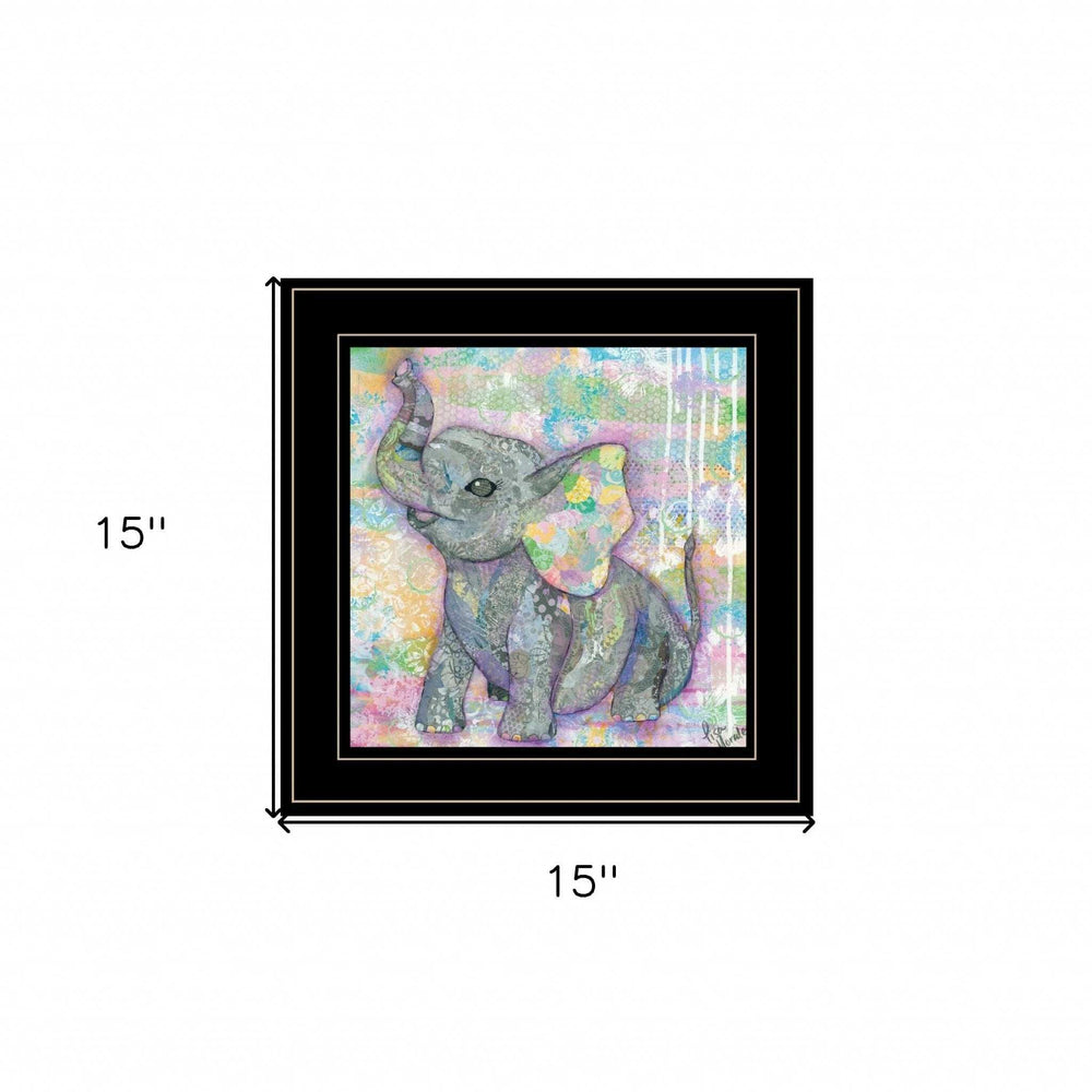 Elephant II 3 Black Framed Print Wall Art - Homeroots - Flyclothing LLC