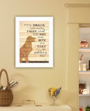Every Snack You Make 1 White Framed Print Wall Art - Homeroots - Flyclothing LLC