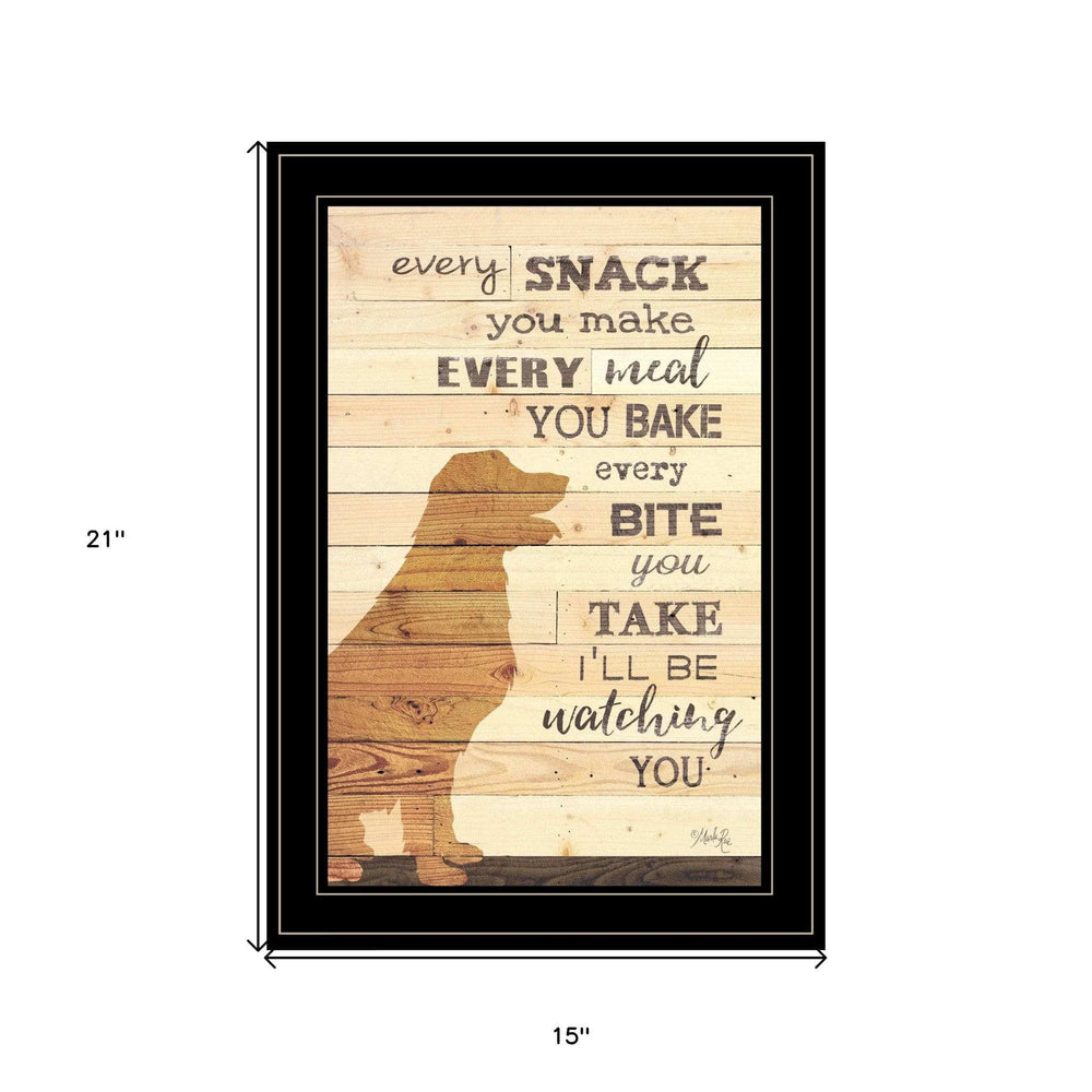 Every Snack You Make 2 Black Framed Print Wall Art - Homeroots - Flyclothing LLC