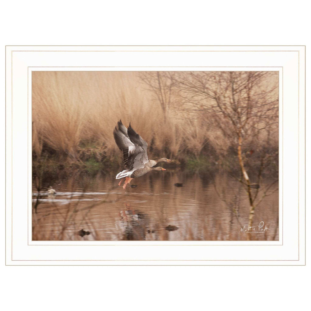Fly Away 4 White Framed Print Wall Art - Homeroots - Flyclothing LLC