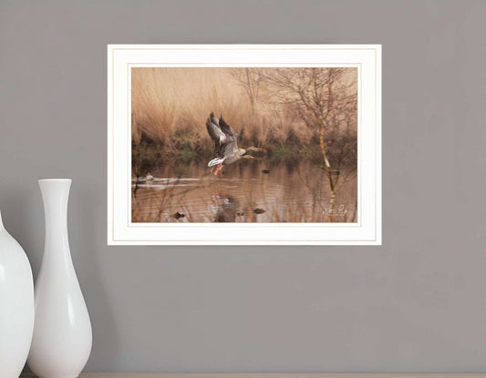 Fly Away 4 White Framed Print Wall Art - Homeroots - Flyclothing LLC