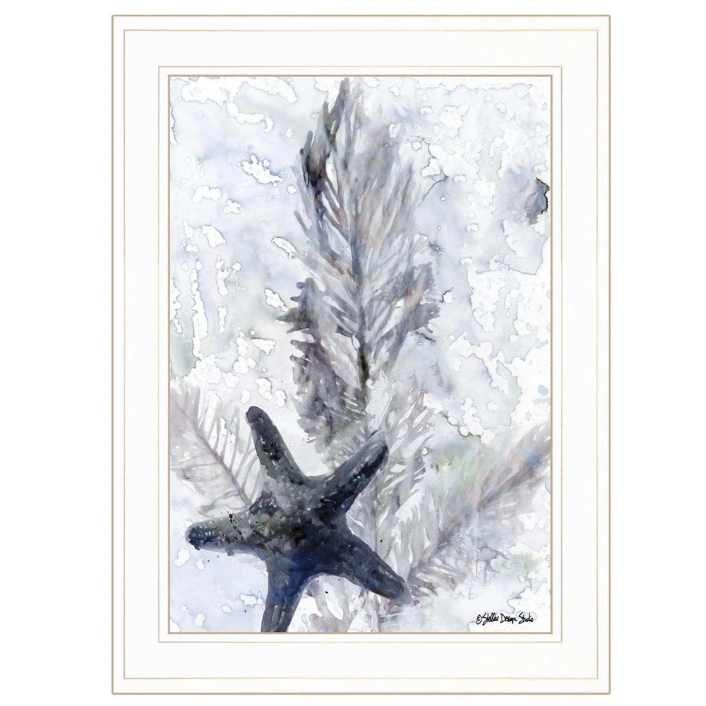 Ocean Collection 4 White Framed Print Wall Art - Homeroots - Flyclothing LLC