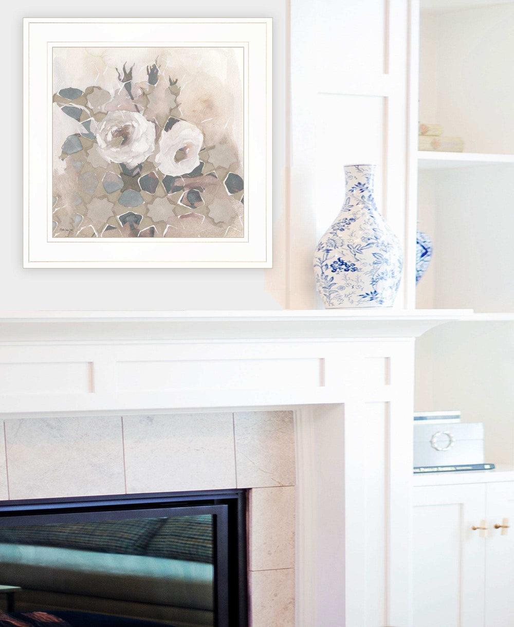 Transitional Blooms I 2 White Framed Print Wall Art - Homeroots - Flyclothing LLC