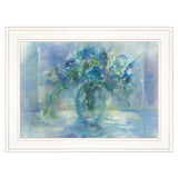 Susies Blue 2 White Framed Print Wall Art - Homeroots - Flyclothing LLC