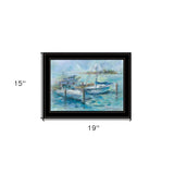 Dockside 3 Black Framed Print Wall Art - Homeroots - Flyclothing LLC