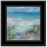 Blue Horizons 3 Black Framed Print Wall Art - Homeroots - Flyclothing LLC