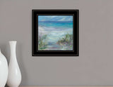 Blue Horizons 3 Black Framed Print Wall Art - Homeroots - Flyclothing LLC