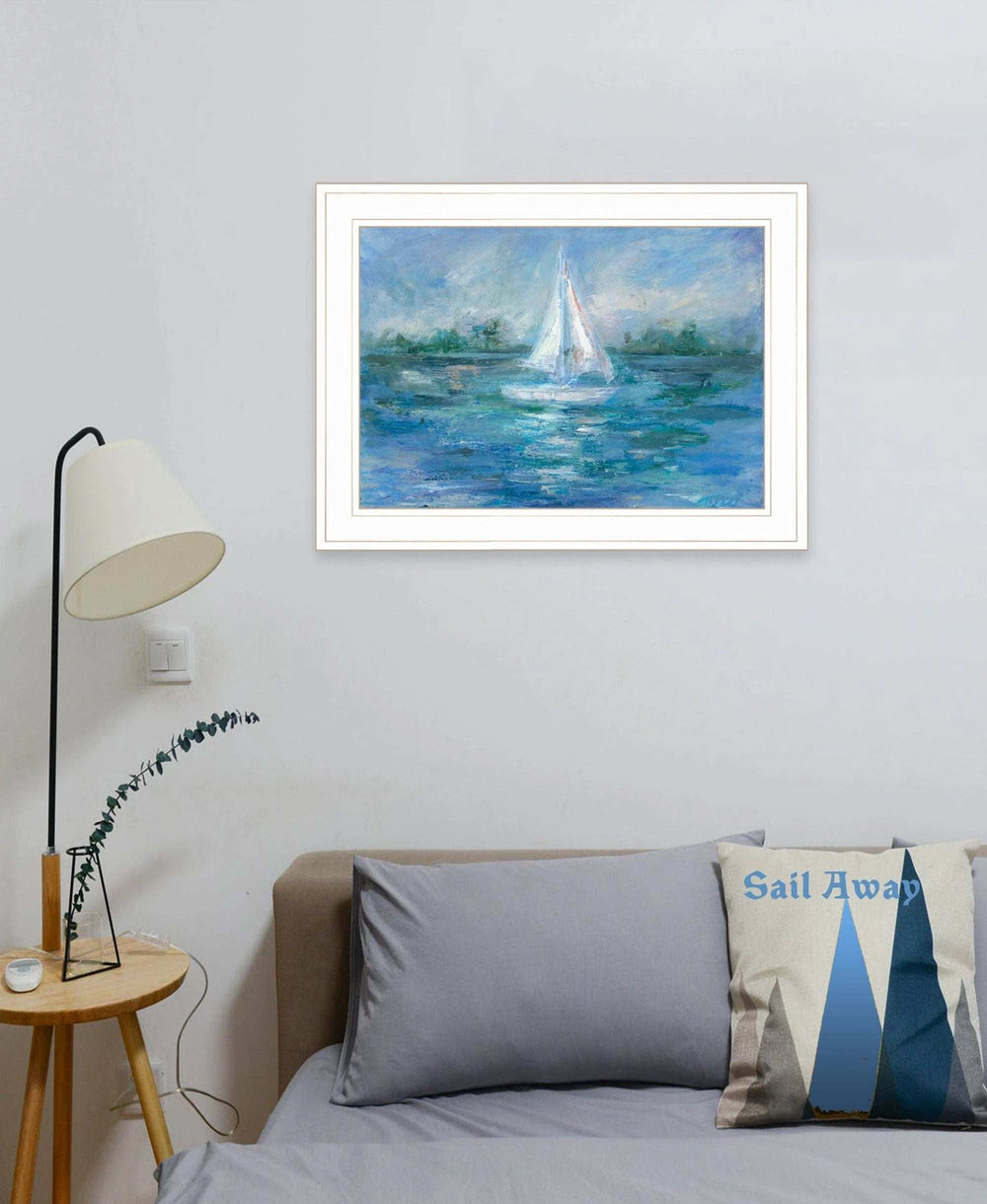 A Day In the Life 2 White Framed Print Wall Art - Homeroots - Flyclothing LLC