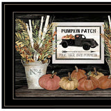 Set Of Two Harvest Moon 2 Black Framed Print Kitchen Wall Art - Homeroots - Flyclothing LLC