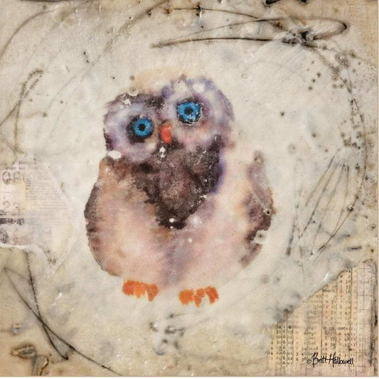 Set Of Two Wonder Years Owls 1 White Framed Print Wall Art - Homeroots - Flyclothing LLC
