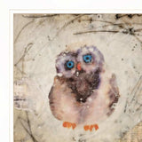 Set Of Two Wonder Years Owls 1 White Framed Print Wall Art - Homeroots - Flyclothing LLC