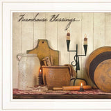 Set Of Two What I Love Most 1 White Framed Print Kitchen Wall Art - Homeroots - Flyclothing LLC