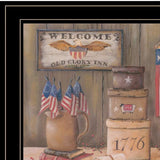 Set Of Two Sweet Land of Liberty 3 Black Framed Print Wall Art - Homeroots - Flyclothing LLC