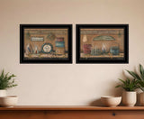 Set Of Two Shelf Treasures 2 Black Framed Print Wall Art - Homeroots - Flyclothing LLC